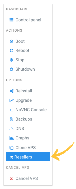 VPS Control Panel